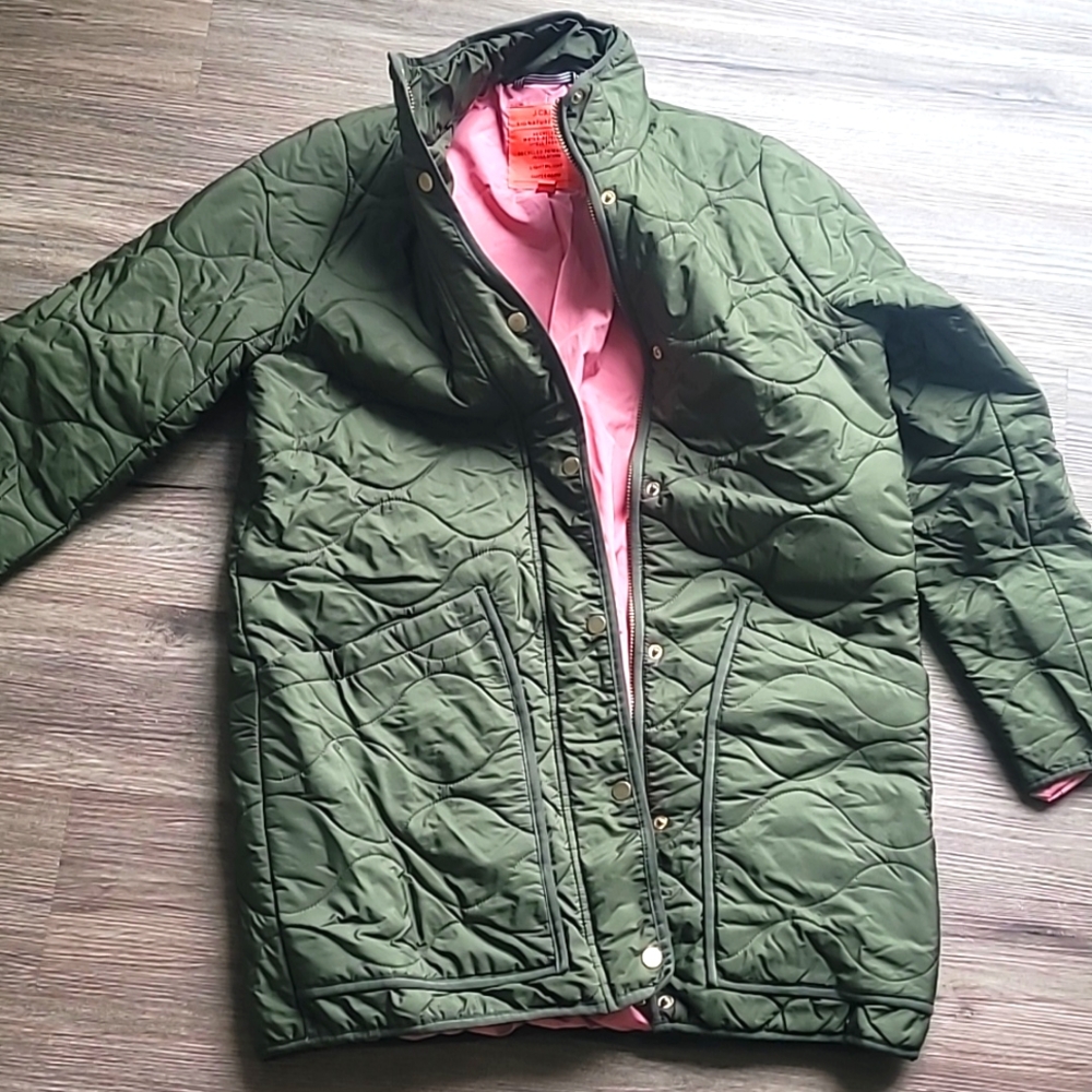 J crew puffer small tall